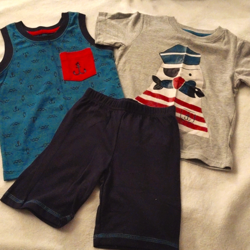 🛍️3/$30!!🛍️ NWOT Boys size 3T 3 piece outfit